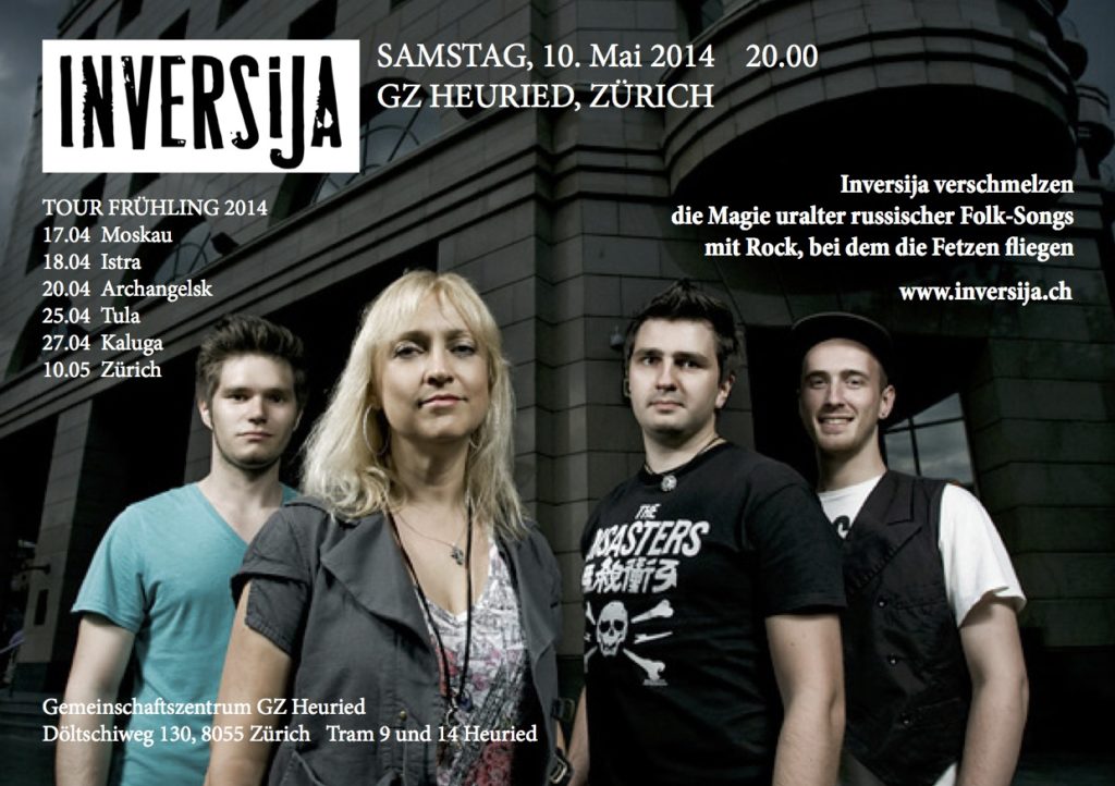 Folk-Rock aus Russland — Gruppe INVERSIJA