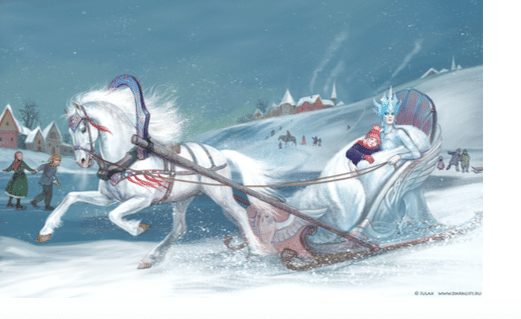Новогодний утренник и спектакль «Снежная королева» (Золотурн)