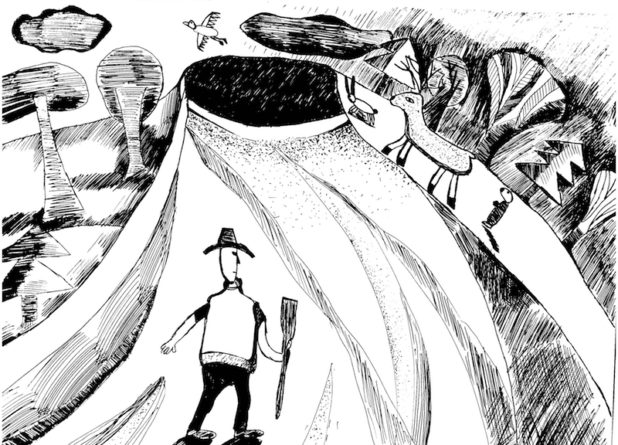 Шествие призраков на леднике План-Морт