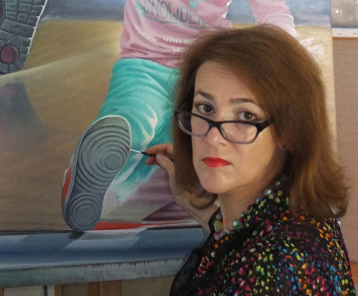 Художник-преподаватель Мариана Скворцова