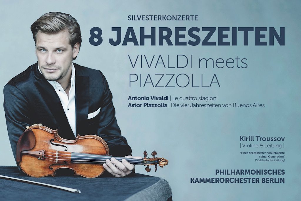 «8 времен года».  Скрипач Кирилл Трусов в Тонхалле Цюриха