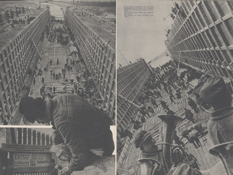 Строительство Беломорканал 1931-1933, флагманский проект Сталина, строился ценой здоровья и жизни десятков тысяч заключенных ГУЛАГа. Фото Александра Родченко. (© MAMM / Multimedia Art Museum, Moscow).