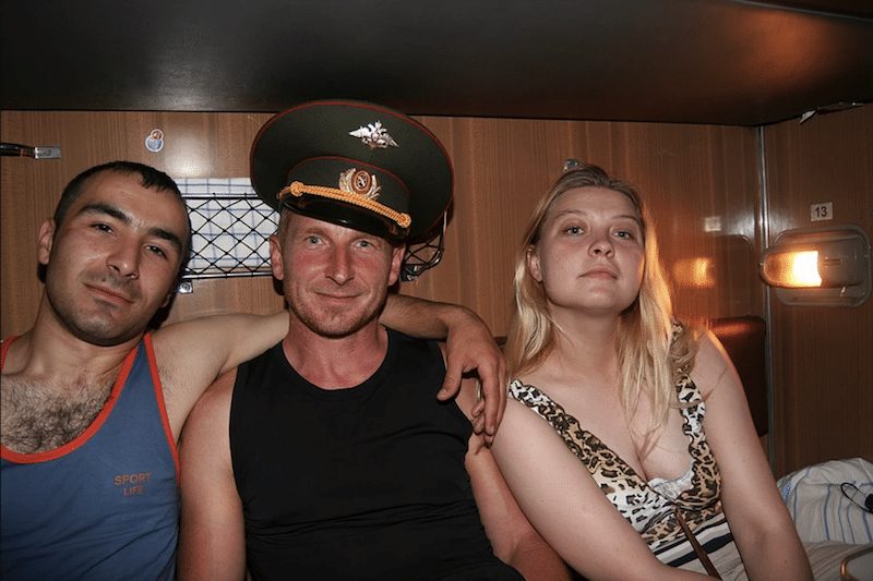 В поезде. Россия. (© Хольгер Фритцше)
