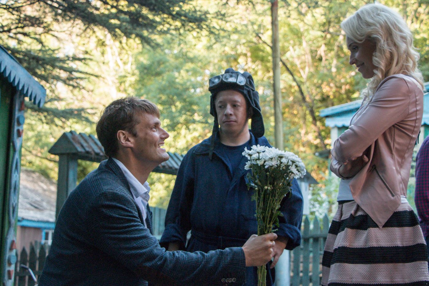 Российская комедия "Жених" со швейцарским актером Филиппом Рейнхардтом