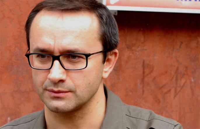 Режиссер Андрей Звягинцев в 2009 году на презентации книги "Мастер-класс Андрея Звягинцева". (Общественное достояние).