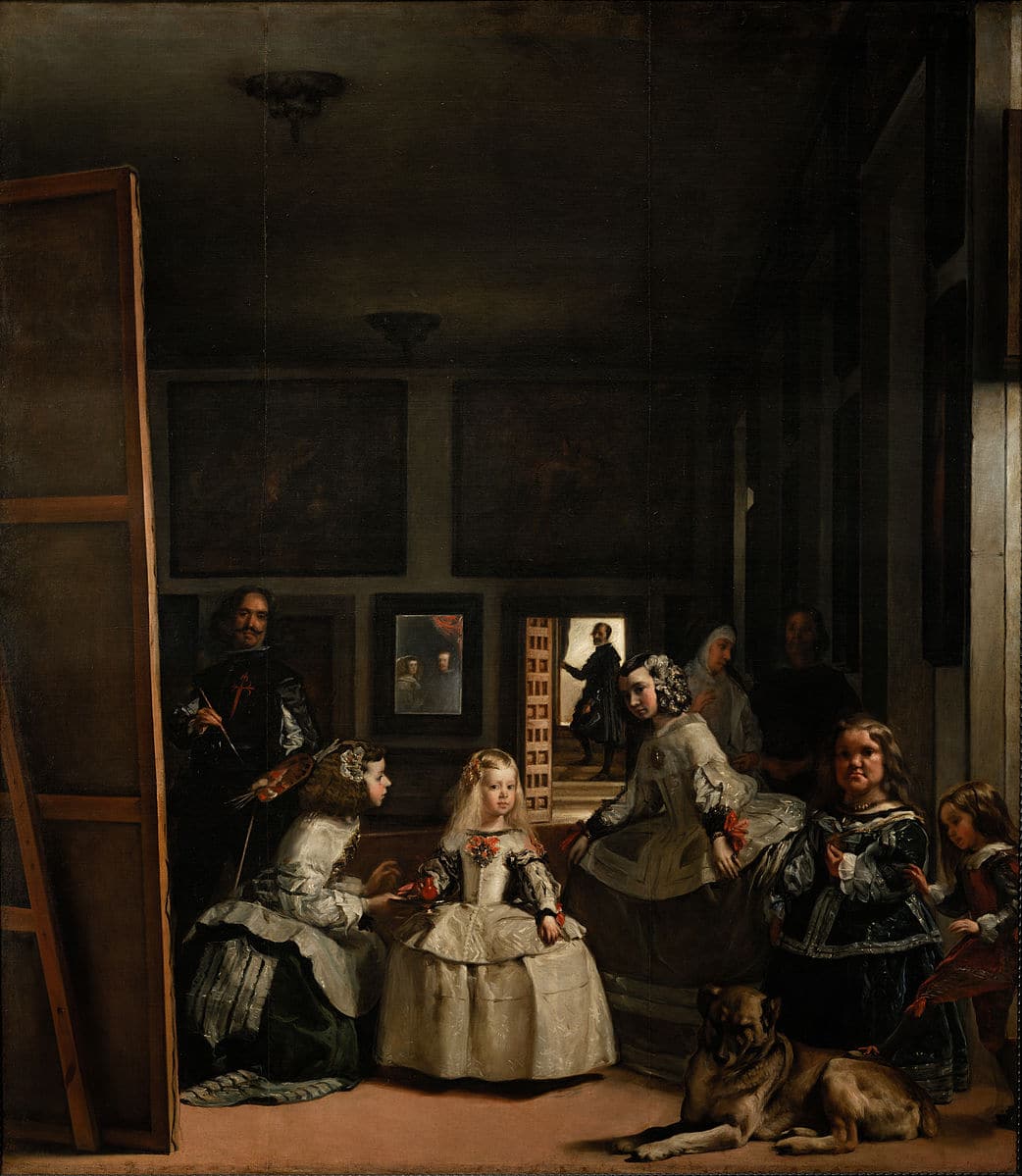 Диего Веласкес. «Менины (Фрейлины)». 1656. Музей Прадо, Мадрид. (Общественное достояние)