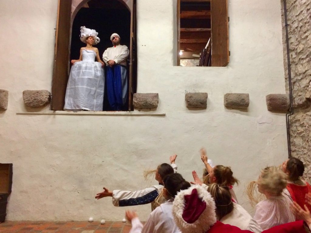 В Базельском университете показали спектакль "Ночь перед Рождеством" по Гоголю на русском и украинском языках. (© Universität Basel)