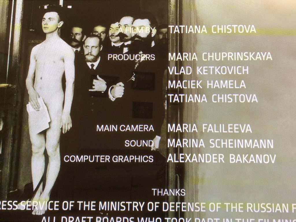 Кадр из документального кинофильма российского режиссера Татьяны Чистовой «Убеждения».