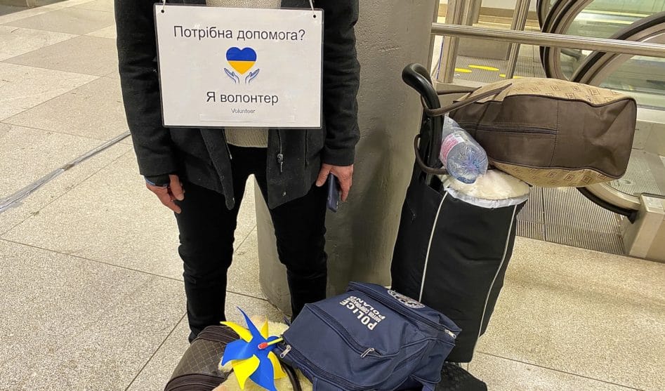 Волонтеры и военные беженцы из Украины в Швейцарии