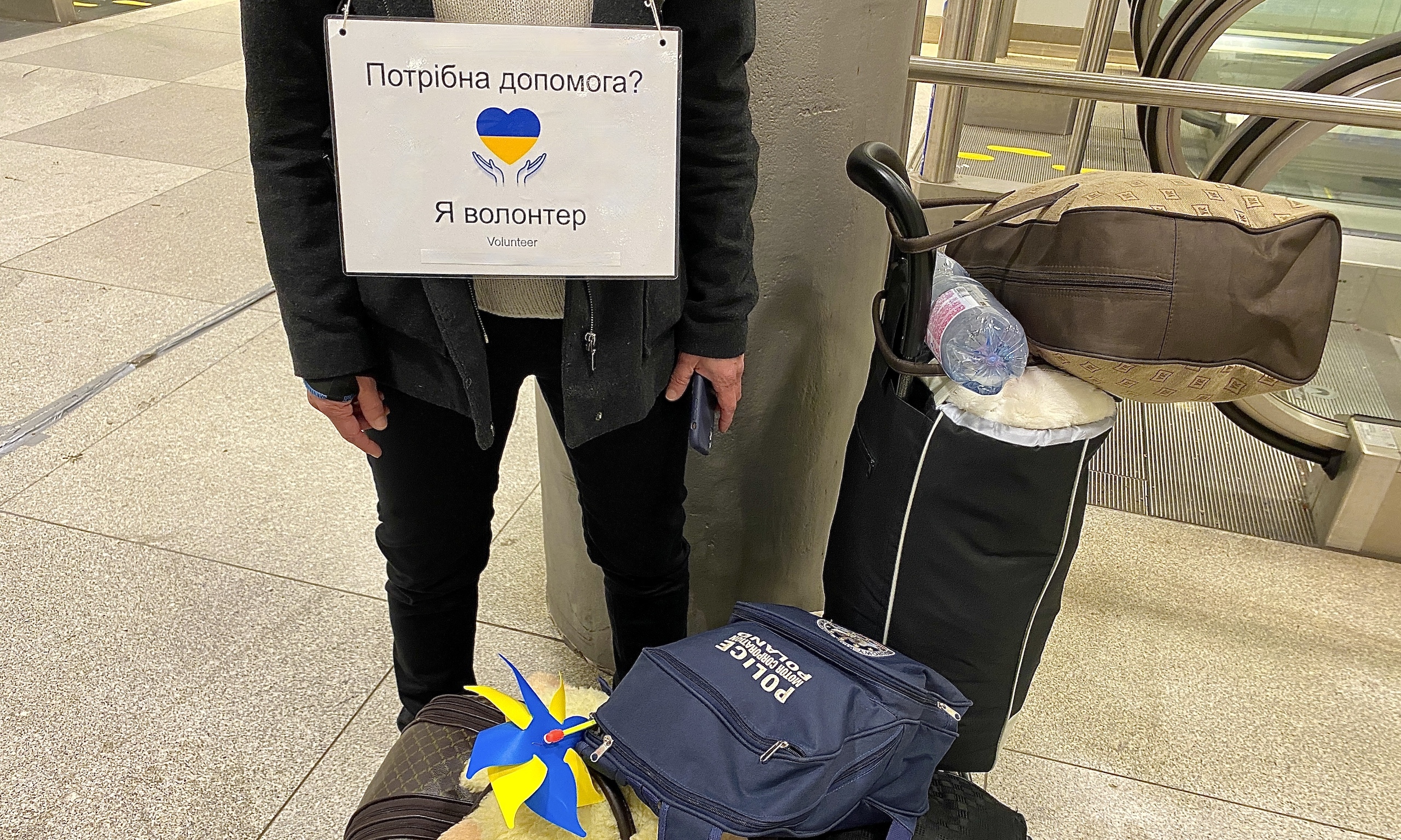 Волонтеры и военные беженцы из Украины в Швейцарии