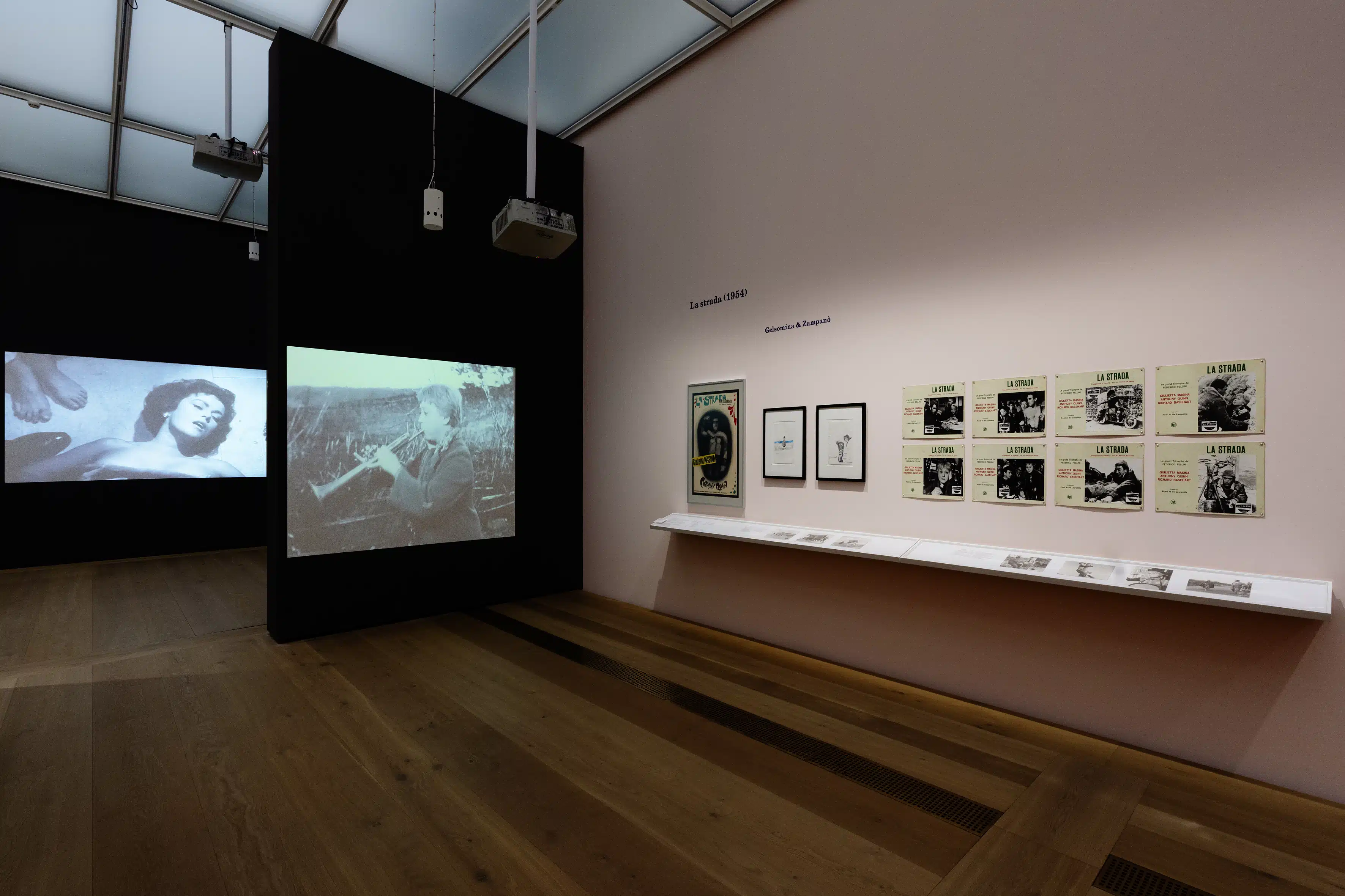 «Федерико Феллини. От рисунка к фильму». Вид на выставку. Kunsthaus Zürich, 2022 Foto © Franca Candrian, Kunsthaus Zürich Werke © 2022, ProLitteris, Zurich