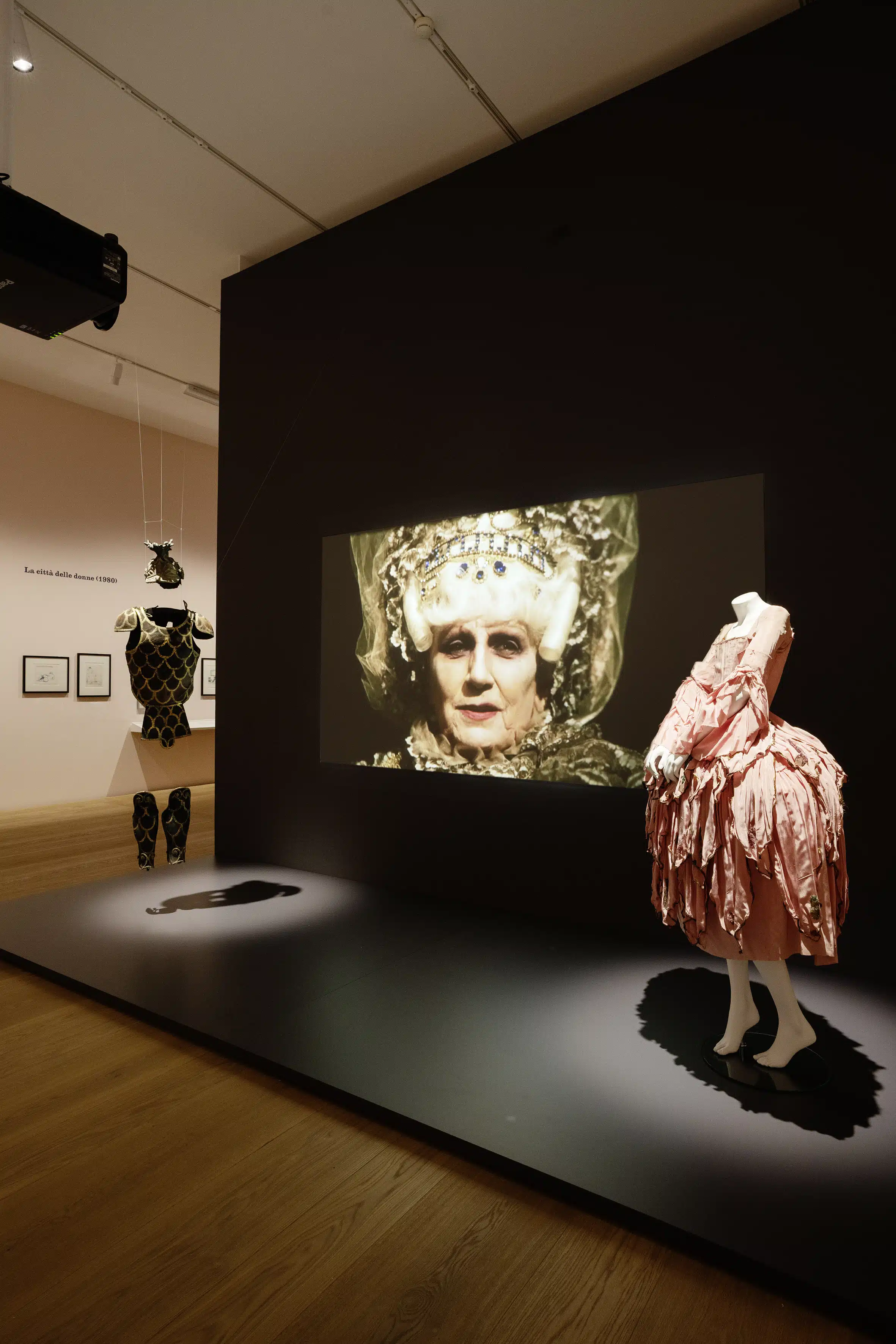 «Федерико Феллини. От рисунка к фильму». Вид на выставку. Kunsthaus Zürich, 2022 Foto © Franca Candrian, Kunsthaus Zürich Werke © 2022, ProLitteris, Zurich