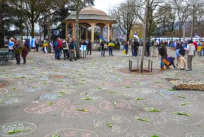 Победа Украины — залог надежного мира. Митинги в Швейцарии