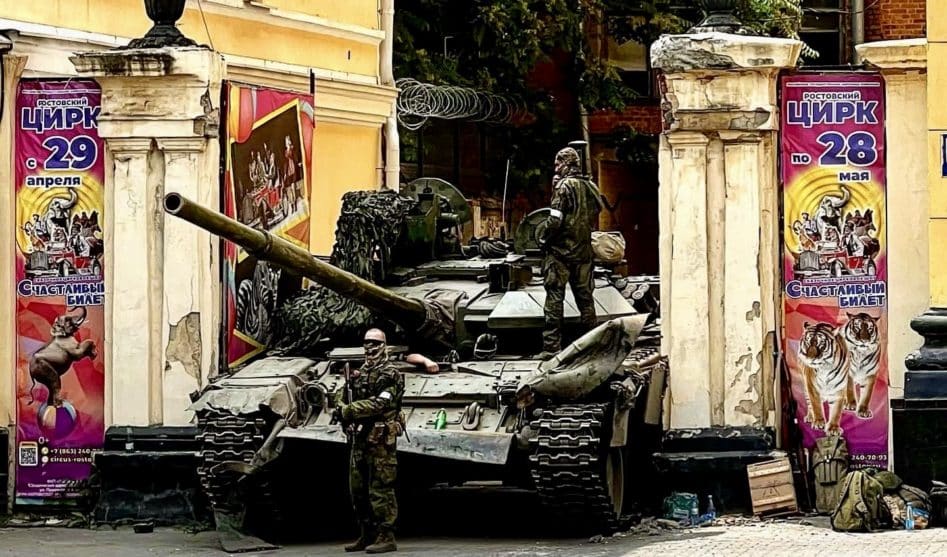 Ростовский цирк не видел подобных представлений. 24 июня 2023 г. (© AP Photo/picture alliance)