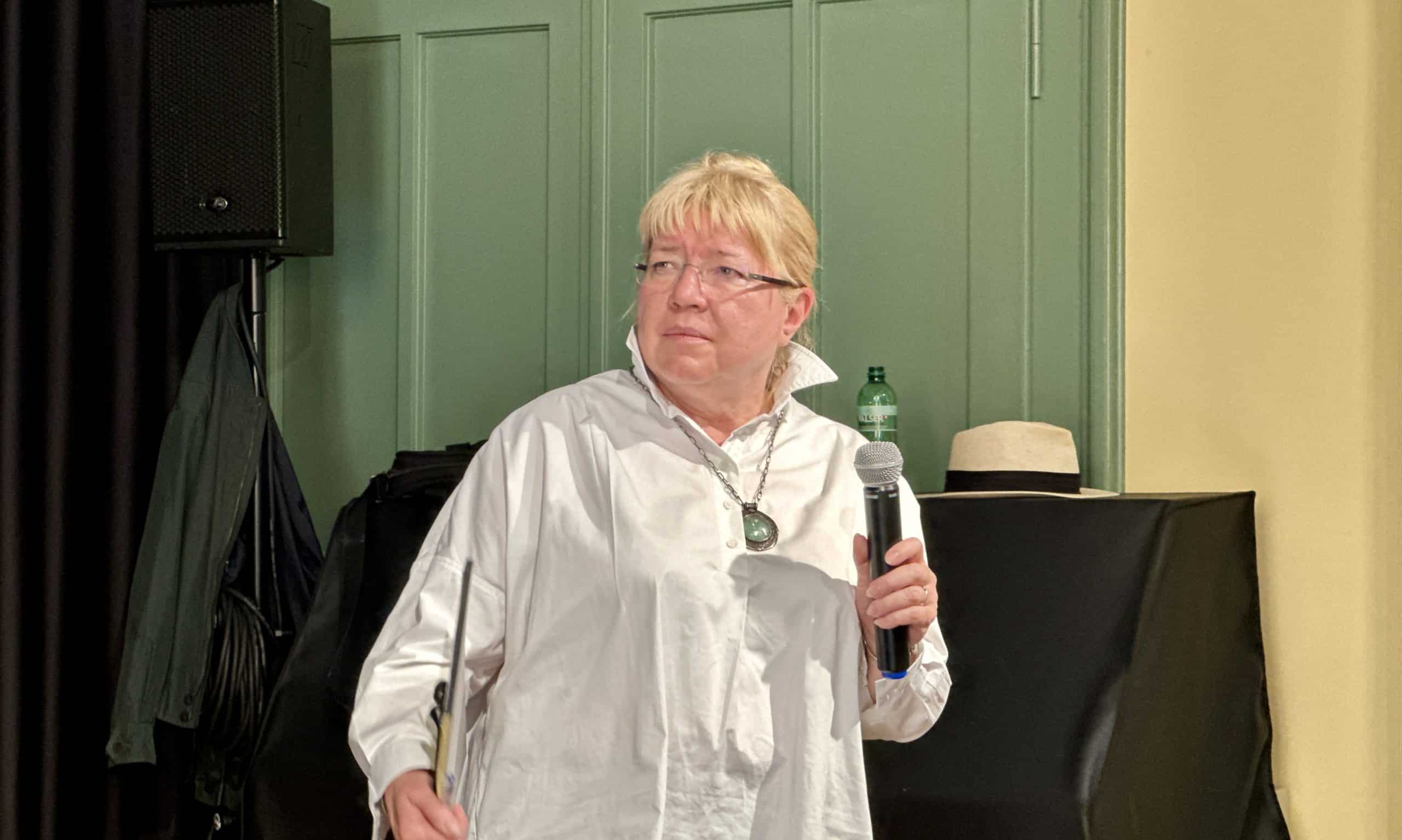 Елена Борисовна Жемкова, исполнительный директор «Мемориала», участница Совета Фонда Памяти. Берн, 17 июня 2023 г. (© forall.swiss)