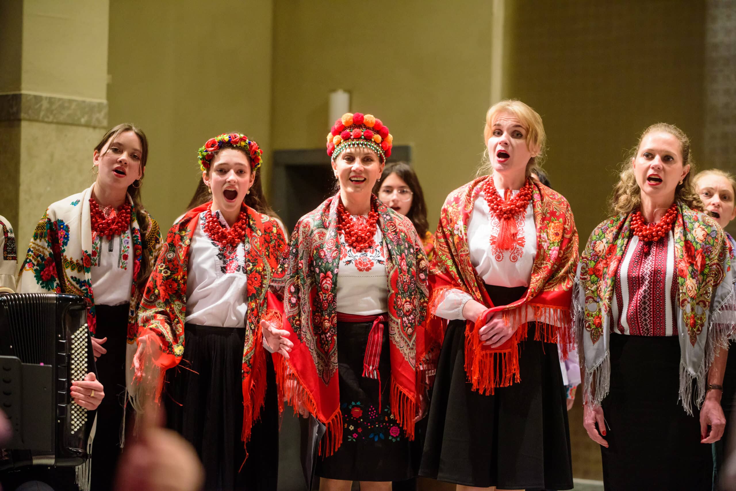 Столітня швейцарська церква заслухалася народними піснями та класичними музичними творами українських композиторів. Цюрих, 14 січня 2024 р. (© Igor Grigorenko)