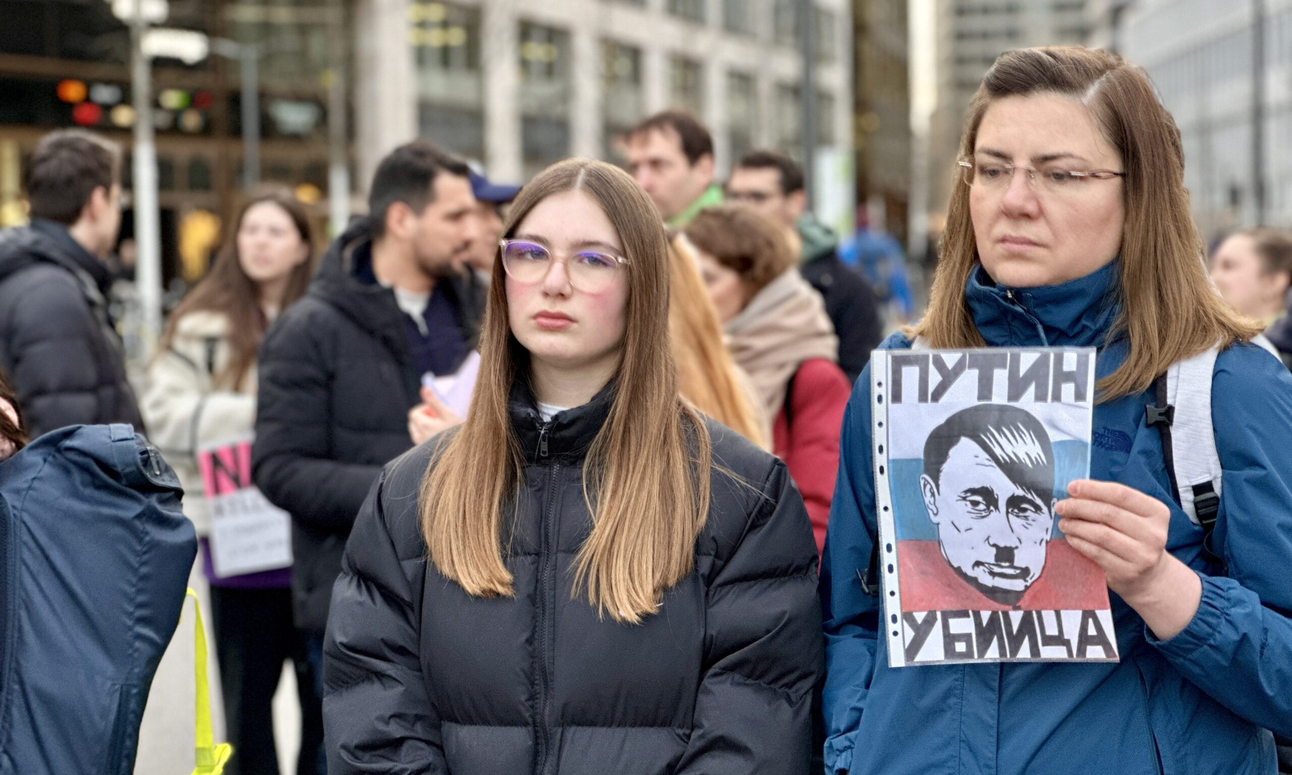 Митинг памяти Алексея Навального в Цюрихе. 16 февраля 2024 г. (© forall.swiss)