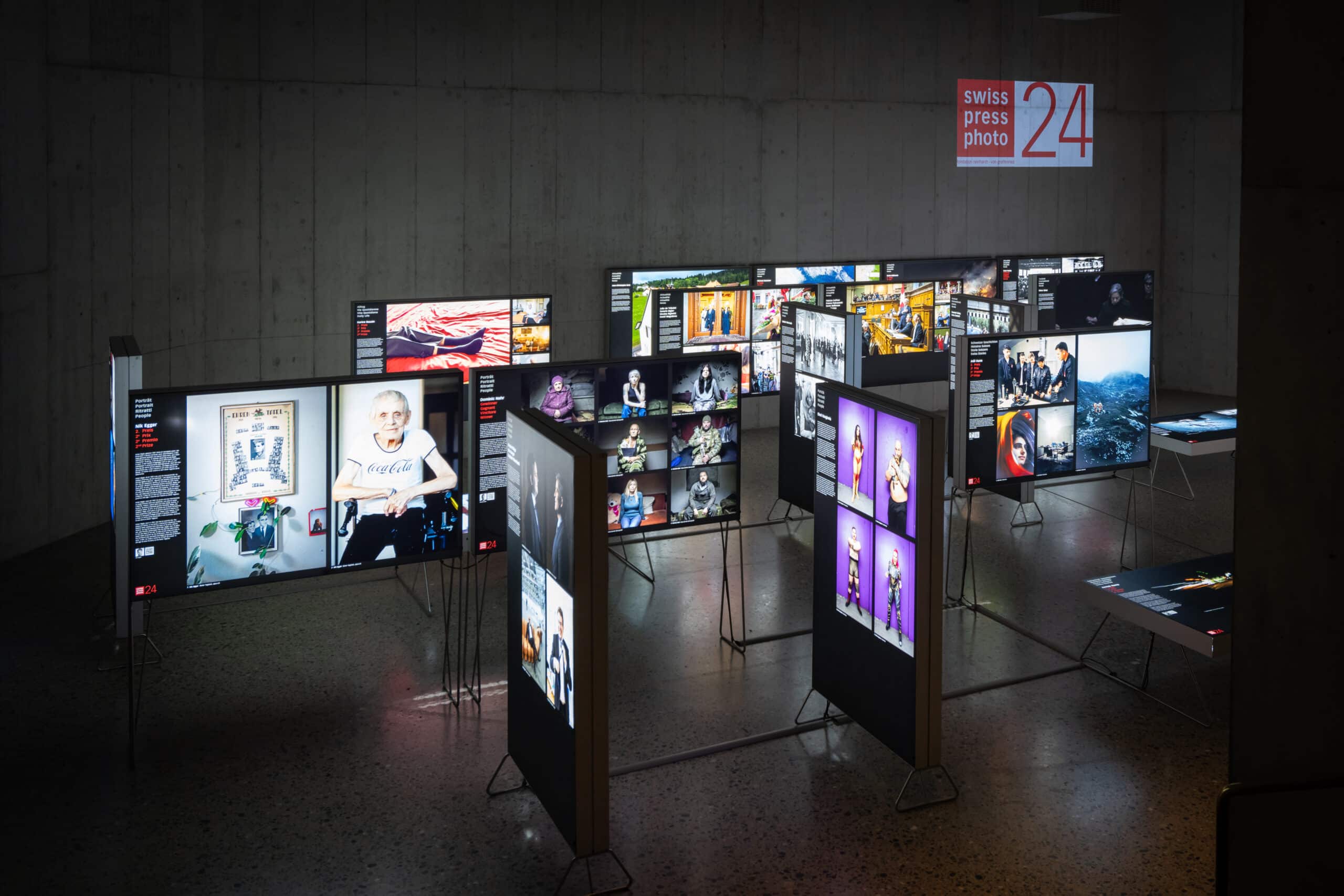 Вид на выставку Swiss Press Photo 24. (© Swiss National Museum)
