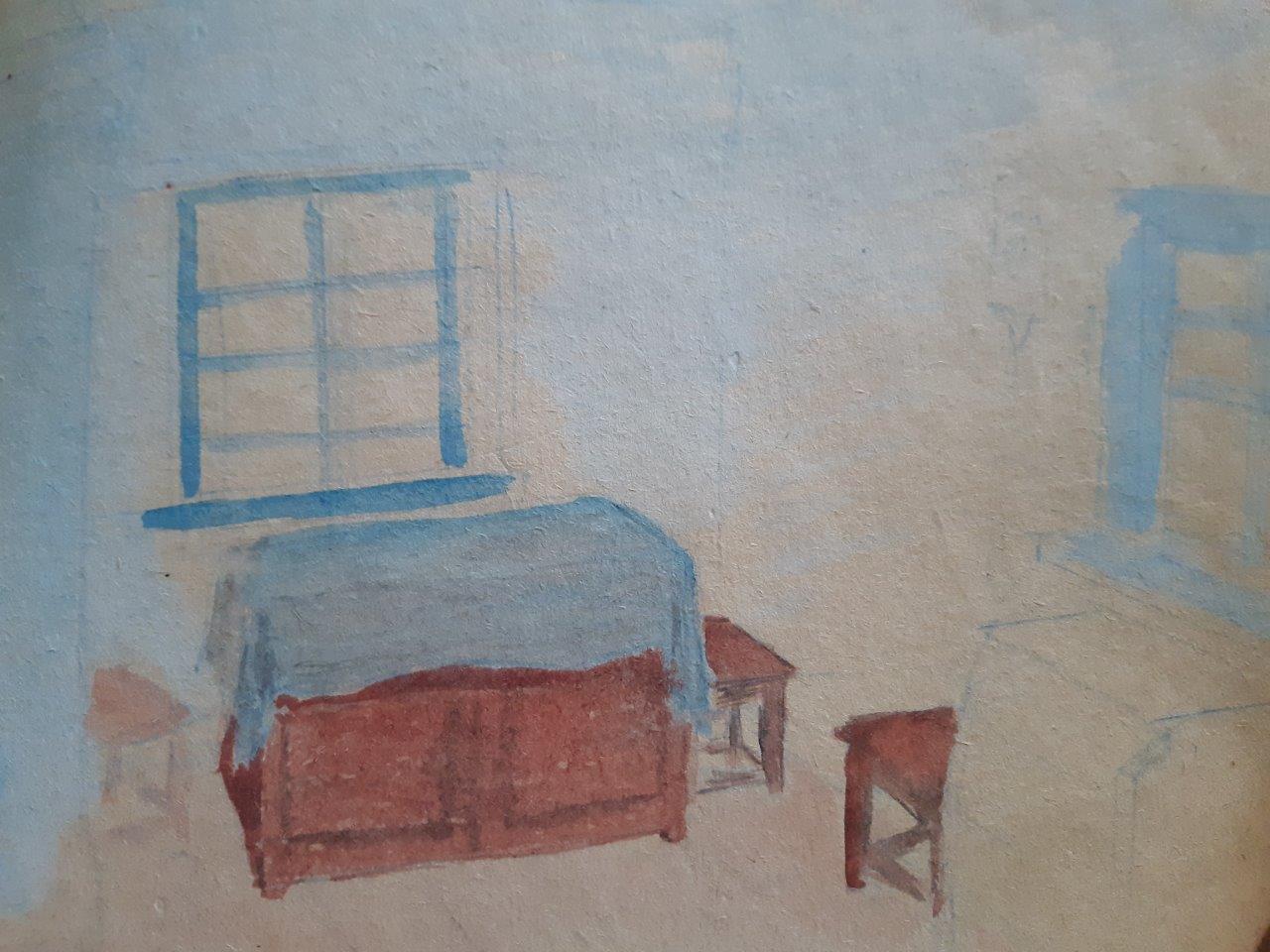 Рисунок Бориса Бумагина. Тасеево, Красноярский край, 1951-1952 гг. (Личный архив) 
