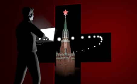 Сотрудники швейцарской разведки (NDB) на протяжении многих лет сотрудничали с российскими контактными лицами. (© SRF)