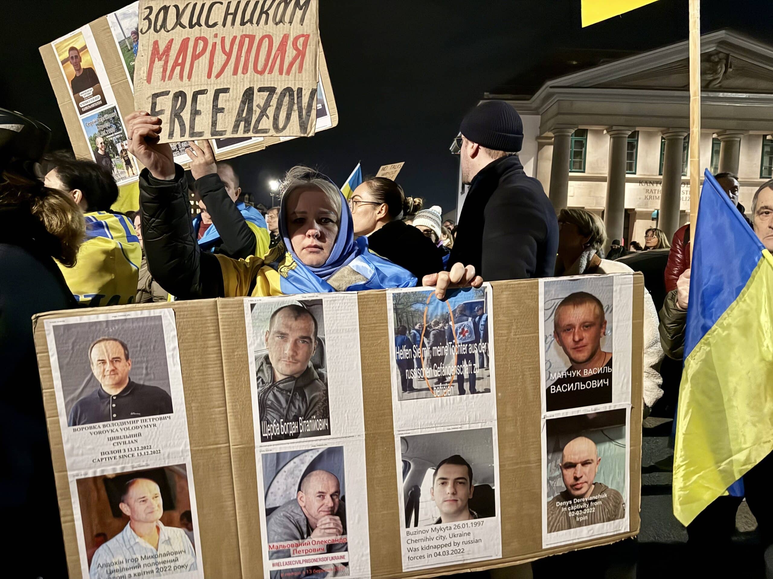 Митинг в Цюрихе в третью годовщину войны России против Украины. 24 февраля 2025 г. (© forall.swiss)