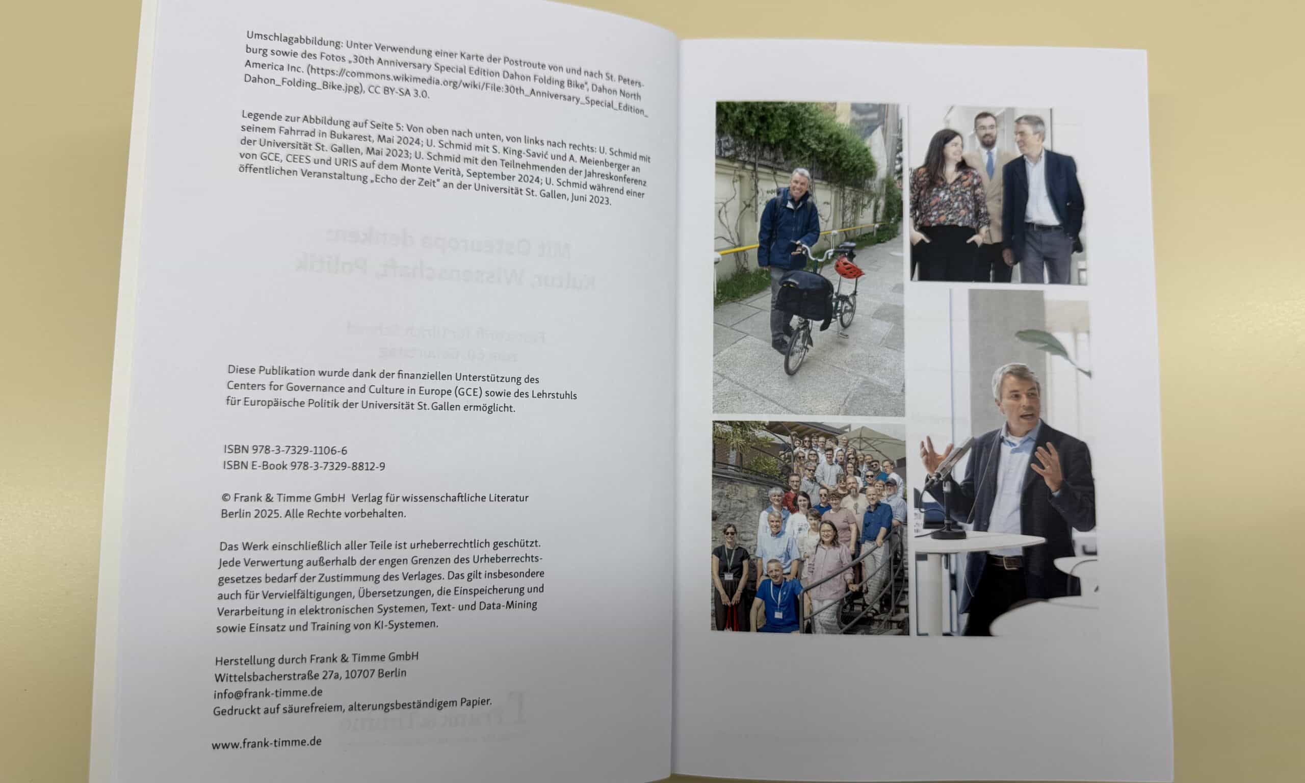 Сборник статей «Mit Osteuropa denken: Kultur, Wissenschaft, Politik» посвящён швейцарскому слависту Ульриху Шмиду. Берн, 6 декабря 2025 г. (© forall.swiss) 