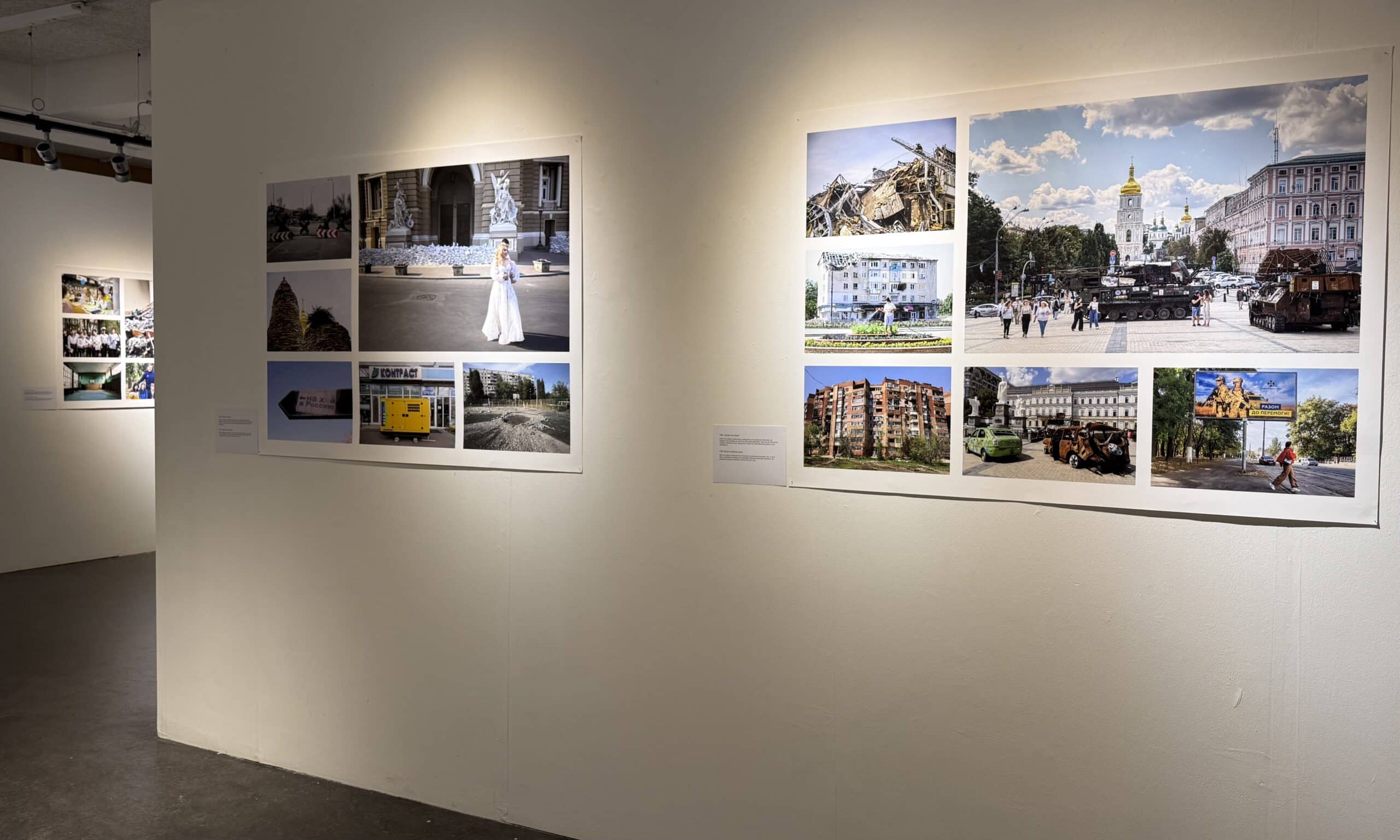 На фотовыставке «Часы войны». Photobastei Zurich, 15 января 2026 г. (© forall.swiss)