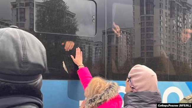 Мобилизация, Кемерово, осень 2022 года (Сибирь.Реалии / RFE/RL)