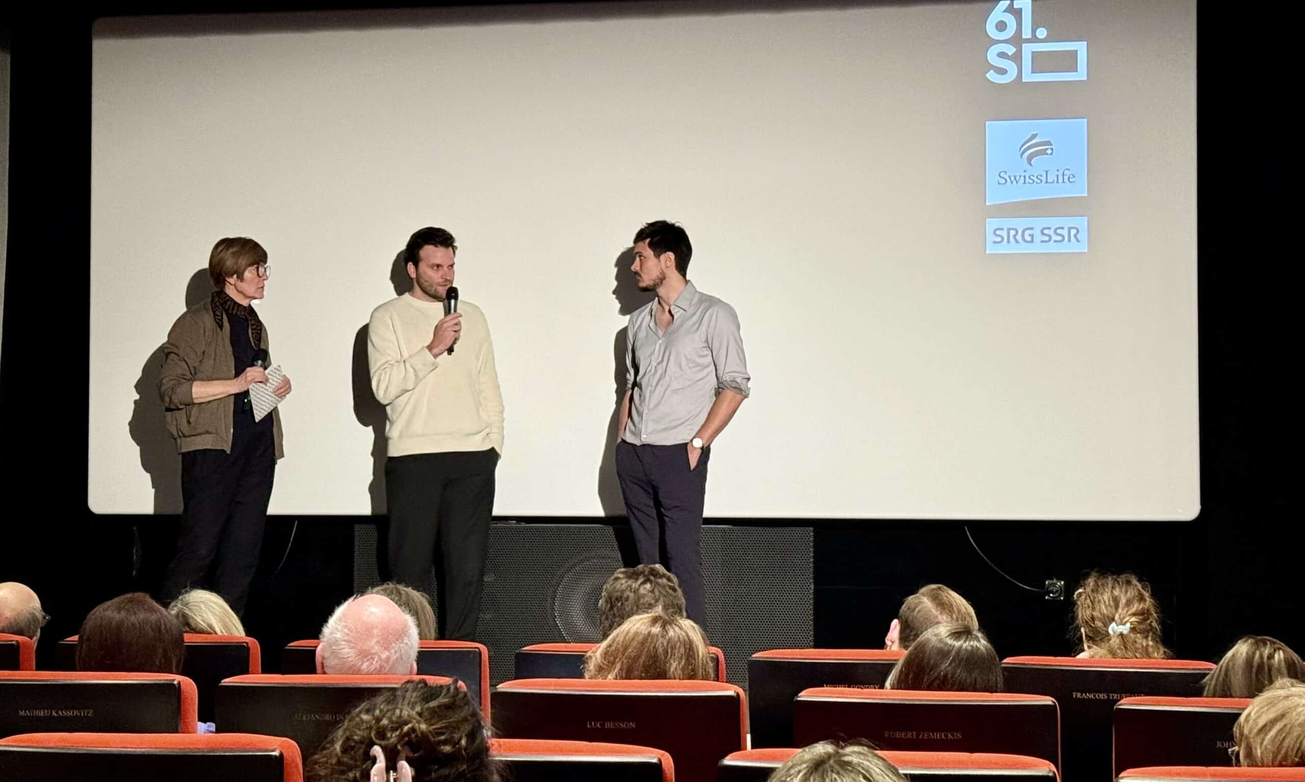 Мартин Йосс (Martin Joss) и Константин Шишкин (Konstantin Shishkin) после показа в Золотурне, 24 января 2026 г. (© forall.swiss)