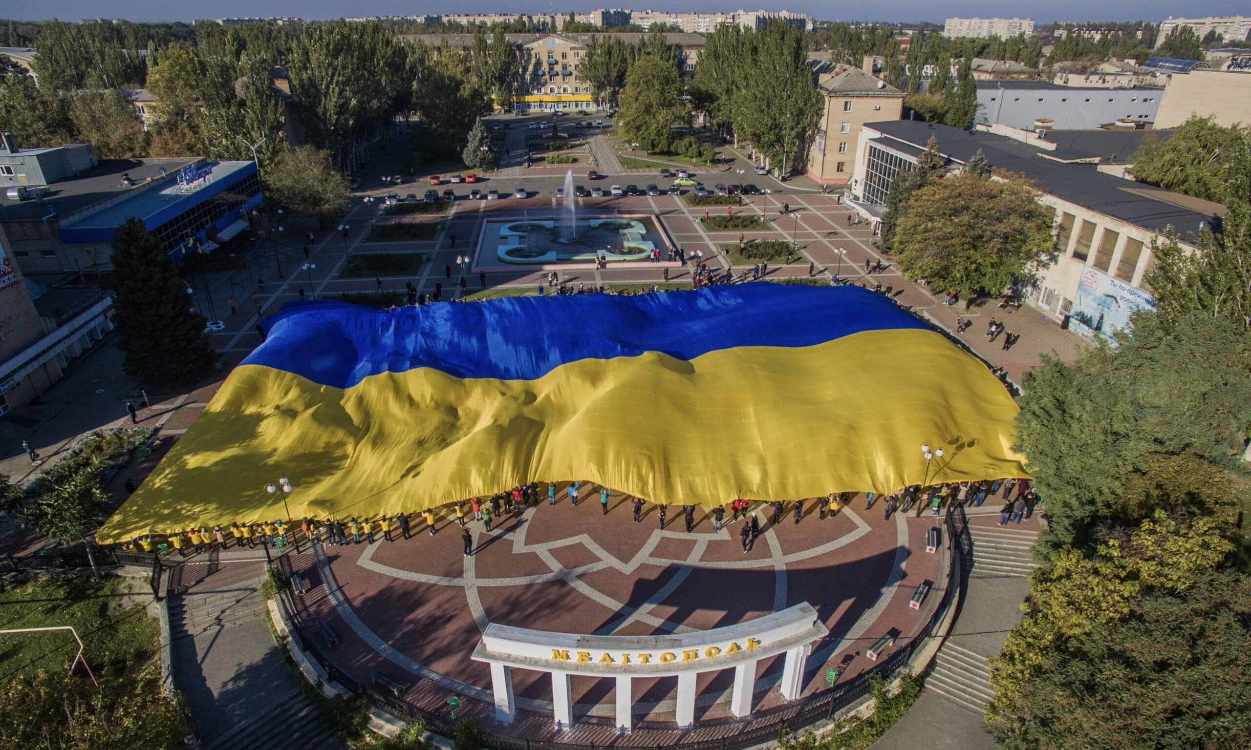 Центральна площа Мелітополя. 19 жовтня 2016 р. (© Олександра Григорович / Громадське надбання)