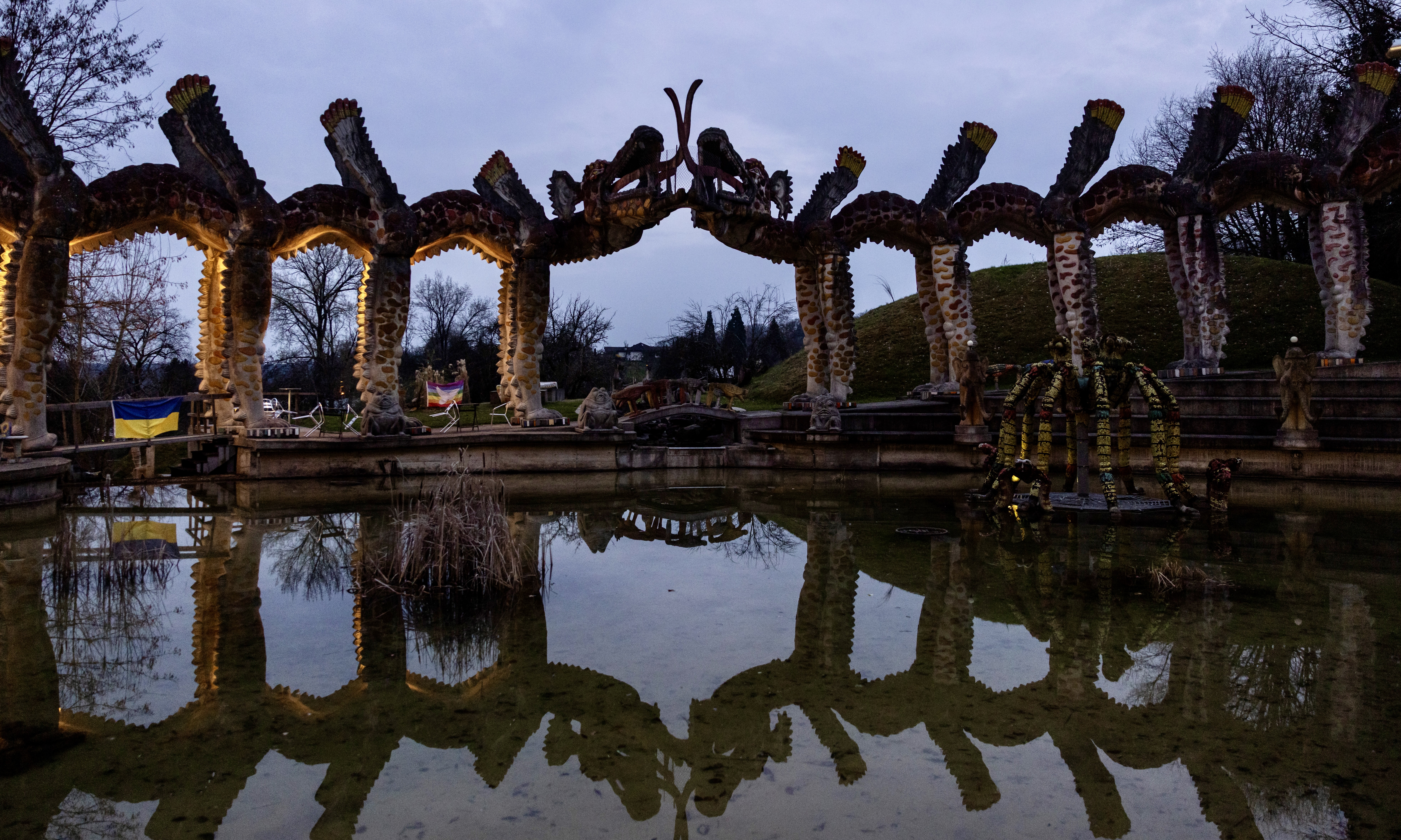 Музично-літературна зустріч «Шевченко. Слово Свободи». Bruno Weber Park, Дітікон, 21 березня 2026 р. (© Patrick Lüthy) 