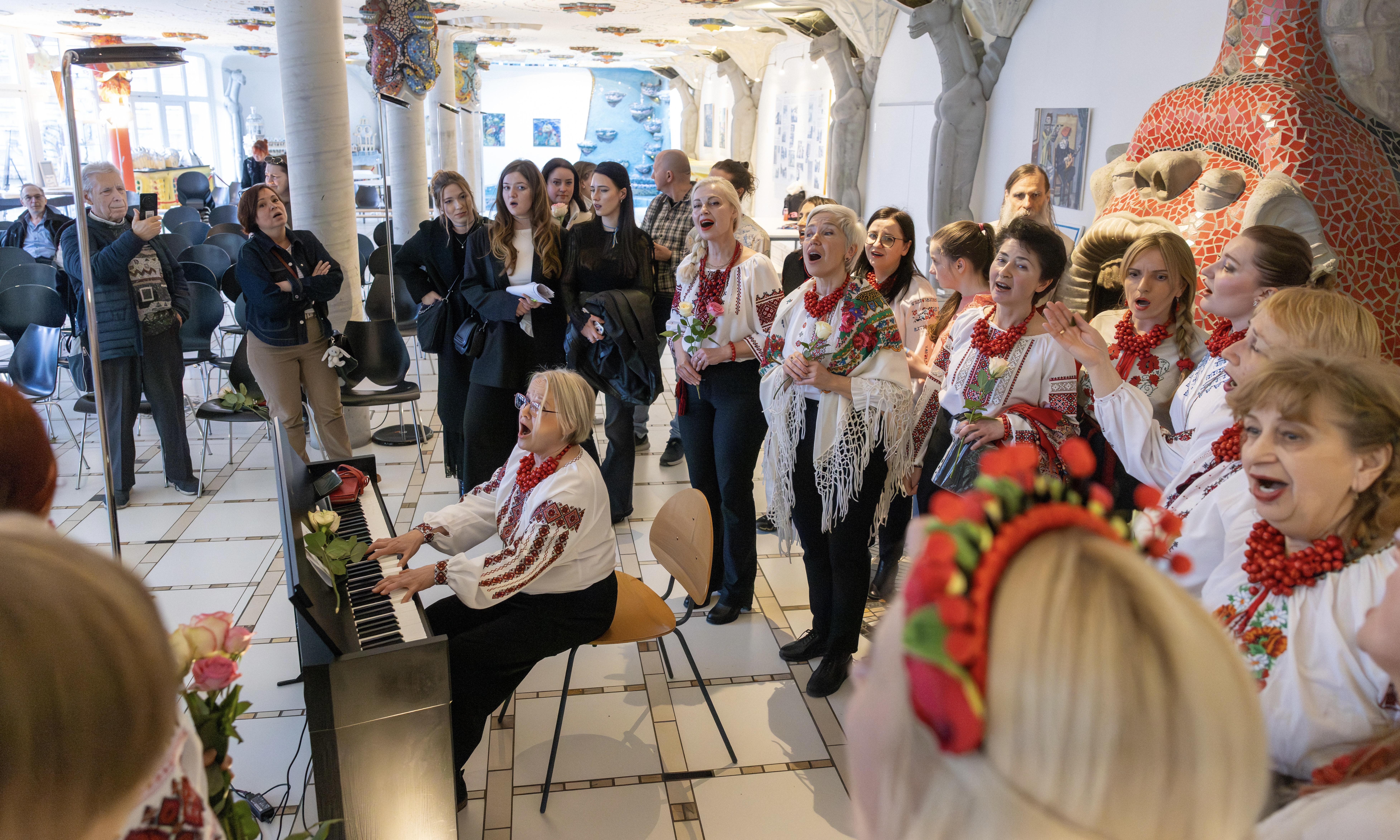 Музично-літературна зустріч «Шевченко. Слово Свободи». Bruno Weber Park, Дітікон, 21 березня 2026 р. (© Patrick Lüthy)