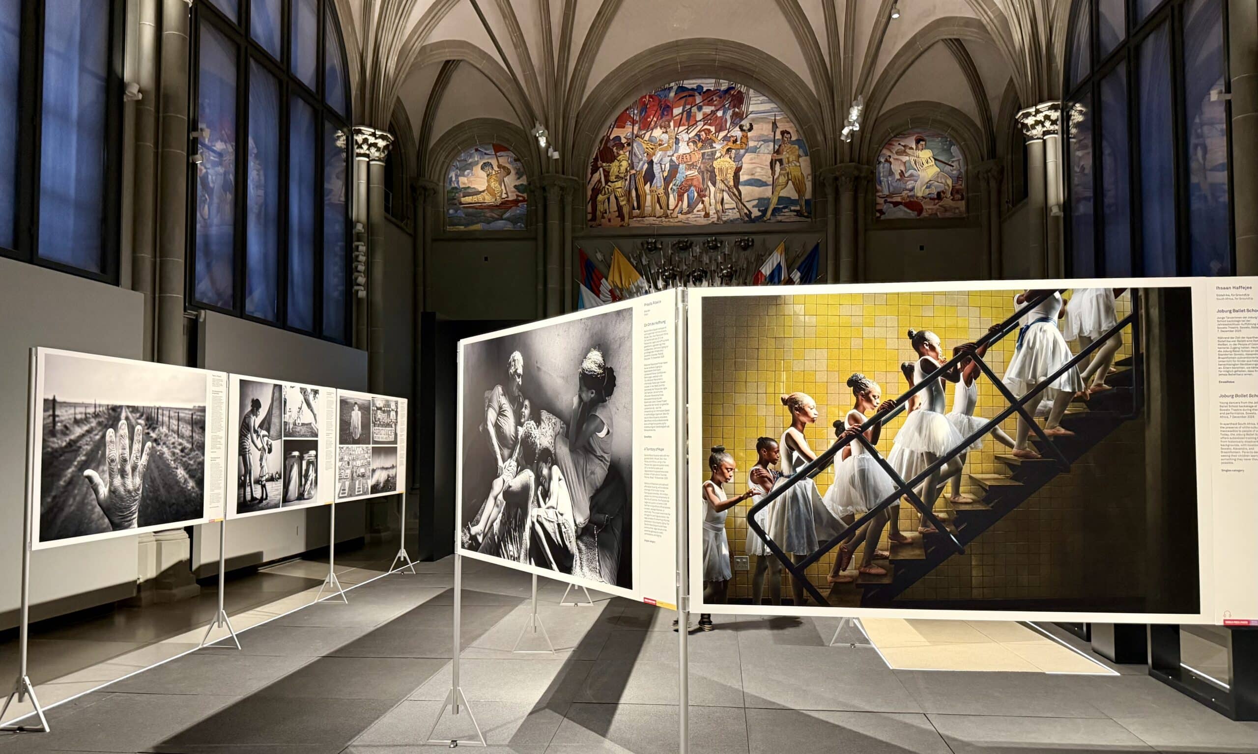 Вид на выставку World Press Photo 2026. Национальный музей в Цюрихе, 31 мая 2026 г. (© forall.swiss)