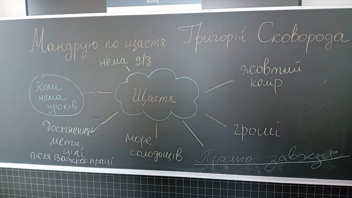 Мізкувати, що людині потрібно для щастя, допомагав видатний український мандрівний філософ Григорій Сковорода (1722-1794). (© Українська школа «Мрія» у Швейцарії)