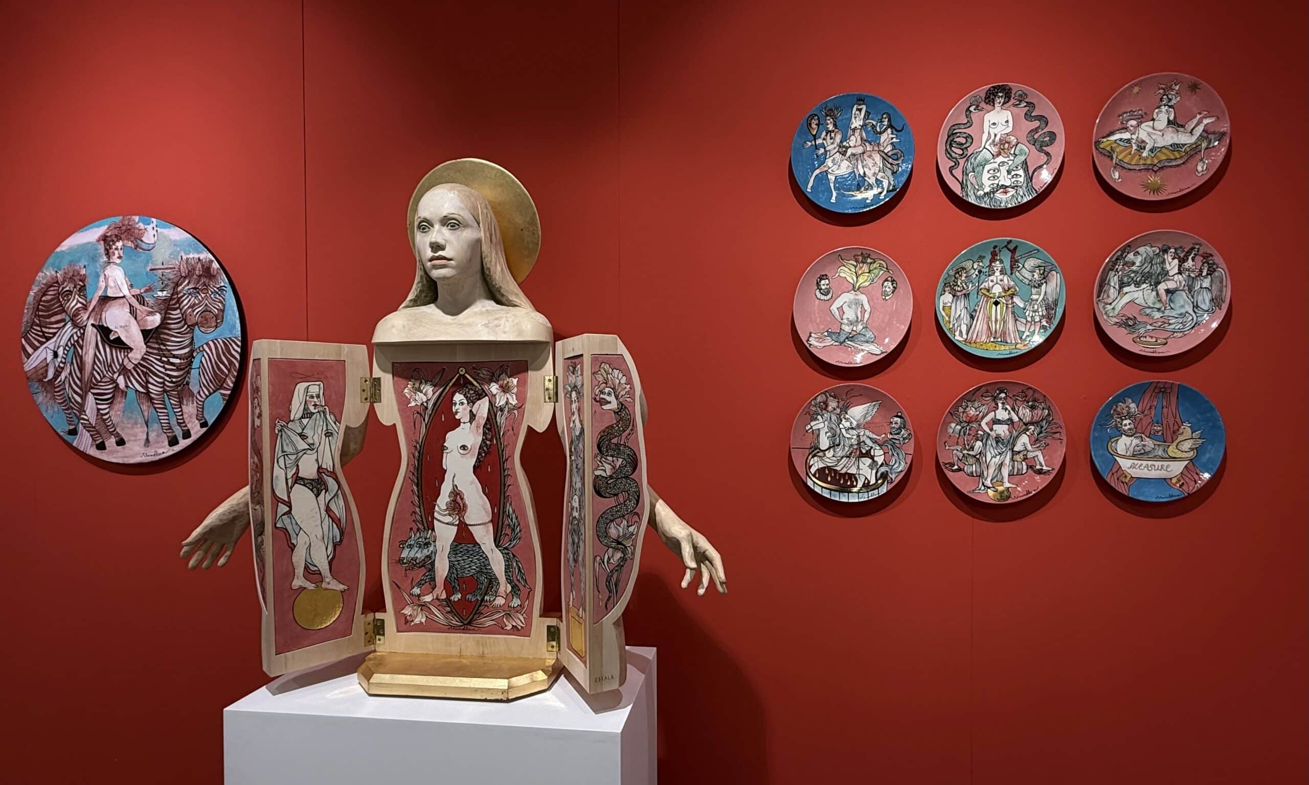 Нина Мурашкина и Ксавье Эскала, «Богиня». Галерея Rukh Art Hub. Базель, 17 июня 2026 г. (© forall.swiss)