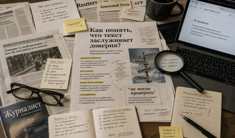 Как понять, что текст заслуживает доверия?