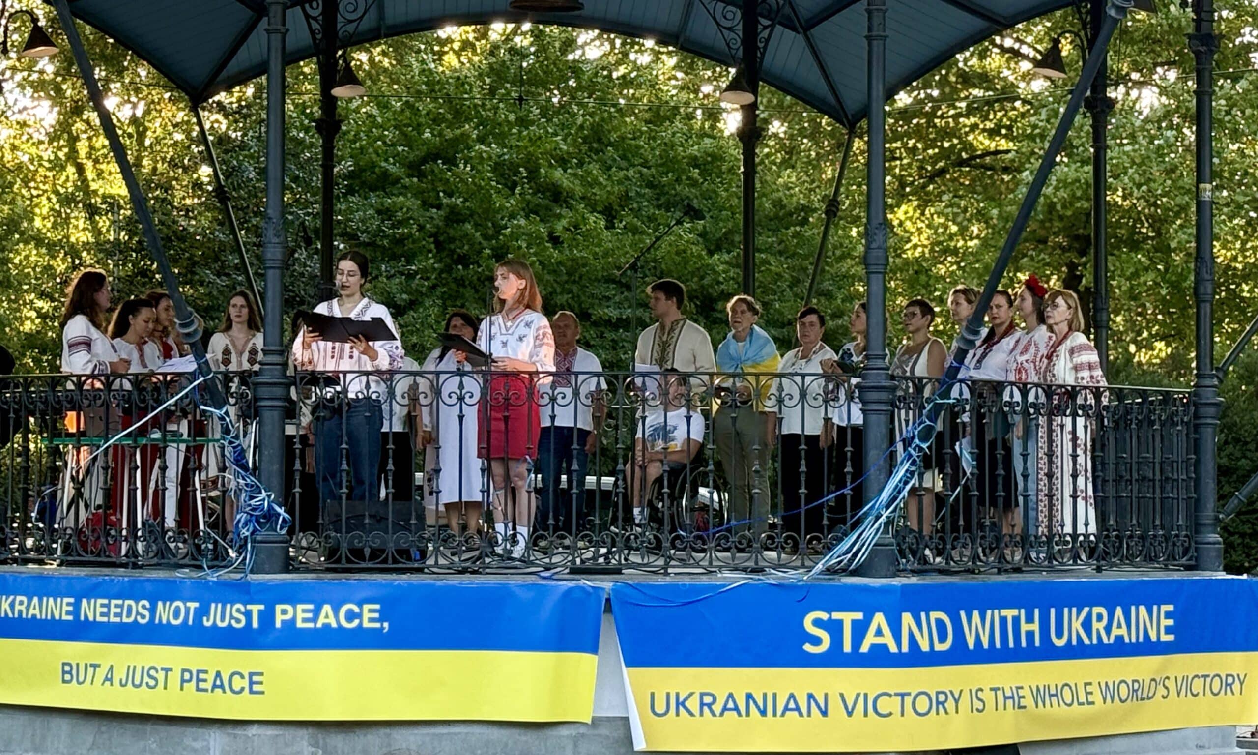 День Независимости Украины объединил людей как проявление солидарности с Украиной. Цюрих, 24 августа 2026 г. (© forall.swiss)
